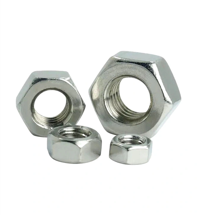 China Factory Supply DIN 934 Carbon Steel Hex Head Nut